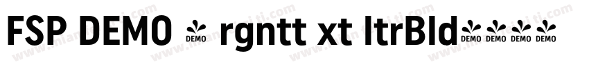 FSP DEMO - rgntt xt ltrBld字体转换